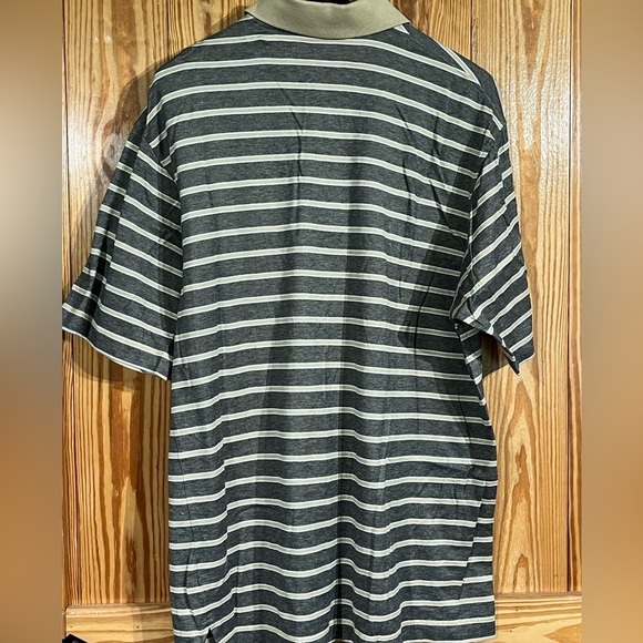 VTG Joey Rodolfo 1879 Brown Striped Short Sleeve Golf Polo Shirt 70s - Picture 6 of 11